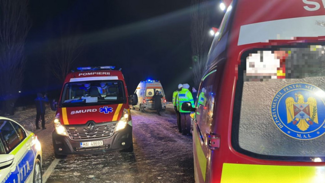 Accident grave în Bacău: Doi copii au murit