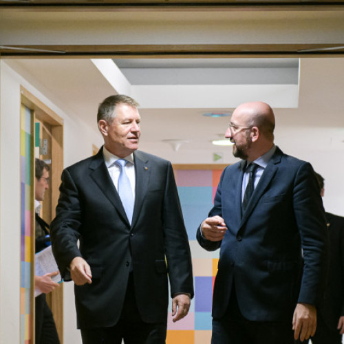 Klaus Iohannis și Charles Michel: Continuăm sprijinul pentru Ucraina