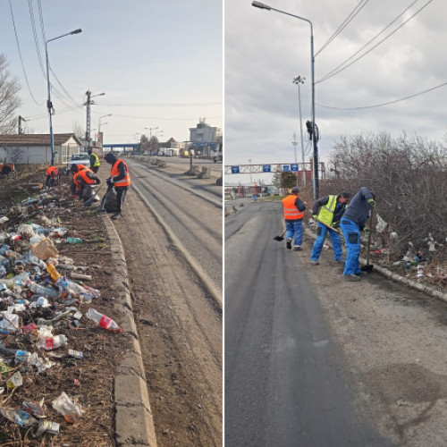 Incursiune ingrijoratoare la Vama Nădlac 1, unde romanii culpați cu autoritatile ungare distrug curățenia locală.