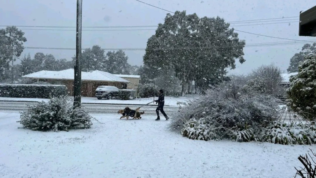 Cele mai mari ninsori din ultimele decenii în estul Australiei: inundații și pene de curent
