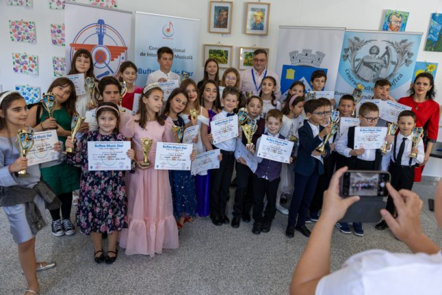 Concurs muzical la Buftea cu aproape 400 de copii din toată țara