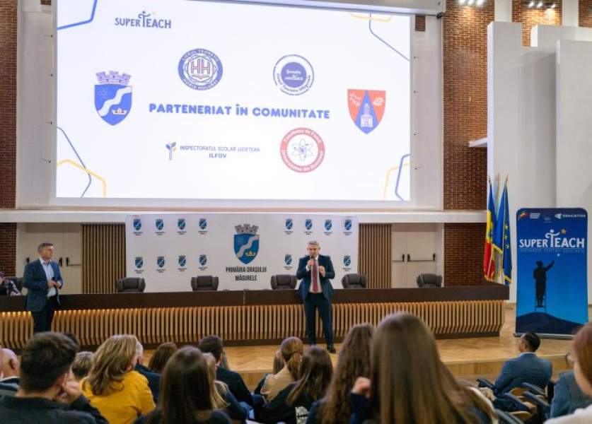 Liceul „Horia Hulubei” devine școală pilot în programul educațional SuperTeach