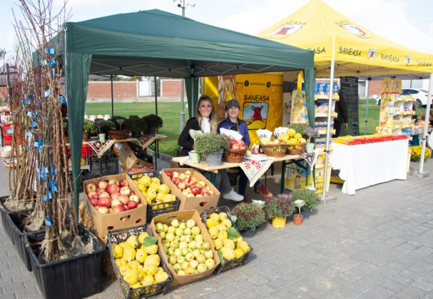 Târgul fermierului ilfovean a adus produse autentice și susținere pentru agricultura locală